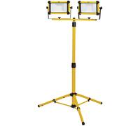 Draper 03203 110V SMD LED Tripod Site Light 2 x 30W 6600 Lumens - 03203