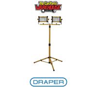 Draper 03211 230V SMD LED Tripod Site Light 2 x 10W 2200 Lumens