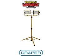 Draper 03212 230V Smd Led Tripod Site Light 2 X 20W 4400 Lumens 1