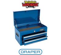 Draper 2 Drawer Tool Chest/Box With Lock and Ball Bearing Slider/Runner Drawers