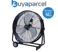 Draper 03365 110V Drum Fan, 24"/610mm, 125W