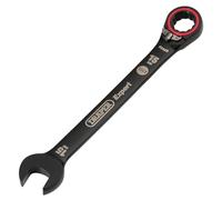 Draper 03905 Expert HI-TORQ Metric Reversible Ratchet Combination Spanner, 15mm, Black