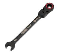Draper 03914 Expert HI-TORQ Metric Flexible Head Ratchet Combination Spanner, 8mm, Black