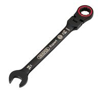 Draper 03920 Expert HI-TORQ Metric Flexible Head Ratchet Combination Spanner, 14mm, Black