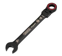 Draper Expert Hi-Torq® Metric Flexible Head Ratchet Combination Spanner 16Mm Black each 1 03923