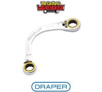 Draper 03935 Draper Expert HI-TORQ Double Ring Ratchet Half Moon Spanner 14 x 16