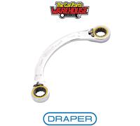 Draper Expert Hi-Torq® Double Ring Ratchet Half Moon Spanner 15 X 17Mm Pk 1 03936
