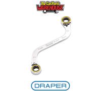 Draper 03943 Draper Expert HI-TORQ Double Ring Ratchet S-Shape Spanner 11 x 13mm