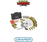 Draper Screwdriver & Bit Set 03992 - 100-piece Yellow with Soft Storage Bag