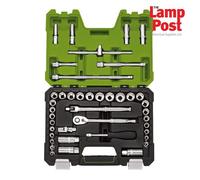 Draper Expert 04464 Mm/Af Combined Socket Set 3/8in Sq. Dr. Green (41 Piece) each 1