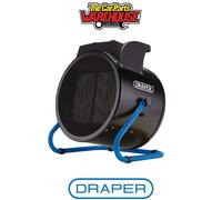 Draper 400V PTC Electric Space Heater 9Kw, Blue