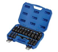 Draper 04577 Hi-Torq® Metric Deep Impact Socket Set 1/2in Sq. Dr. (19 Piece) 1