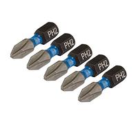 Draper Expert Impact Phillips Screwdriver Bits PH2 25mm Pack of 5