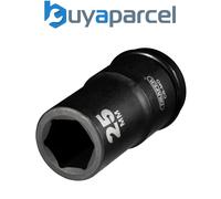 Draper 05057 Draper Hi-TORQ Deep Impact Socket, 3/4" Sq. Dr., 25mm
