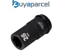 Draper 05058 Draper Hi-TORQ Deep Impact Socket, 3/4" Sq. Dr., 26mm