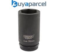 Draper 05066 Draper Hi-TORQ Deep Impact Socket, 3/4" Sq. Dr., 35mm