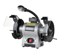 Draper 05095 150mm 370W 230V Bench Grinder with Worklight