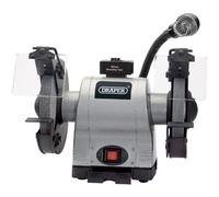 Draper 05097 200mm 550W 230V Heavy Duty Bench Grinder with Worklight