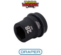 Draper 05109 Draper Hi-TORQ Impact Socket 1" Sq Dr 28mm