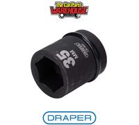 Draper 05115 Draper Hi-TORQ Impact Socket 1" Sq Dr 35mm