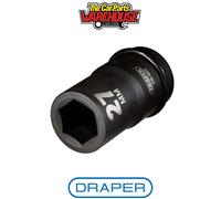 Draper 05142 Draper Hi-TORQ Deep Impact Socket 1" Sq Dr 27mm