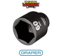 Draper Expert Deep Impact Socket 5157 - 60mm 1-inch Square Drive Hi-Torq 6-Point