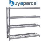 Draper 05229 Expert Heavy Duty Steel 4 Shelving Extension Unit, 1959 x 610 x 183