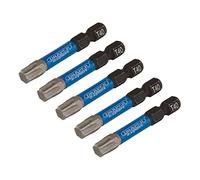 Draper Expert 05672 Tx-Star® Impact Screwdriver Bits T40 X 50Mm 1/4in Hex (Pack Of 5) each 1