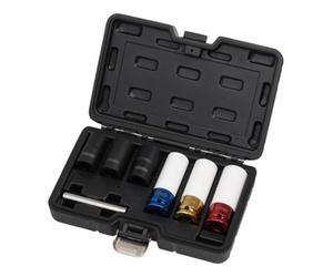 Draper 07115 Wheel Nut And Bolt Extractor Socket Set, 1/2" Sq. Dr. (7 Piece)