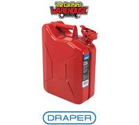 Draper 07741 Steel Fuel Can 10L Red each