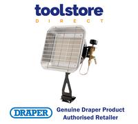 Draper 07866 Bottle-Mounted Propane Space Heater, 15,354 BTU/4.5kW