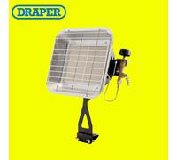 Draper 07866 Bottle-Mounted Propane Space Heater, 15,354 BTU/4.5kW