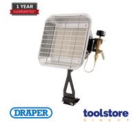 Draper 07866 Bottle-Mounted Propane Space Heater, 15,354 BTU/4.5kW