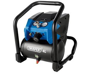 Draper 08093 D20 20V Compressor, 4L (Sold Bare)
