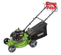 Draper 08671 Steel Deck Petrol Lawn Mower, 420mm, (132cc/3.3HP)
