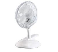 Draper 08710 230V Clip-On Desk Fan 6in/150Mm 15W each