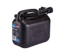 Draper 09053 Plastic Fuel Can, 5L, Black, One Size