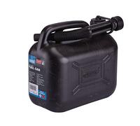 Draper 09053 Plastic Fuel Can, 5L, Black, One Size