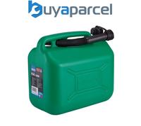 Draper Plastic Fuel Can, 10L, Green