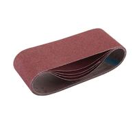 Draper 09248 Cloth Sanding Belt, 100 x 610mm, 80 Grit (Pack of 5)