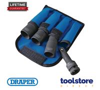 Draper Expert 09539 Wheel Nut Double Impact Socket Kit 1/2in Sq. Dr. (4 Piece) per set