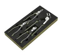 Draper 09778 Draper Expert High Leverage Pliers Set With Water Pump Pliers In Eva Foam Tray (4 Piece)