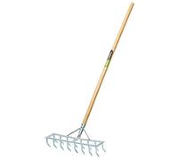 Draper Long Handled Steel Harrow Rake and Scarifier