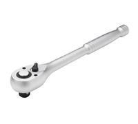Draper 1/2"D 72 Tooth Reversible Ratchet Quick Release Satin Finish 26733