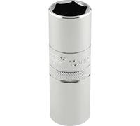 Draper 16778 1/2" Square Drive 10MM Thread 6 Point Spark Plug Socket , Blue