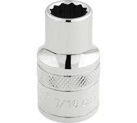 Draper 1/2" Drive Hi Torq Bi Hexagon Socket Imperial 1/2" 7/16"
