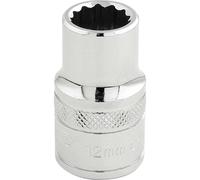 Draper 1/2" Drive Hi Torq Bi Hexagon Socket Metric 1/2" 12mm