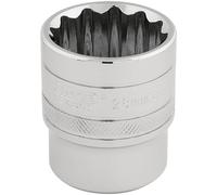 Draper 12-Point Socket HI-TORQ® 1/2" Sq. Drive 28mm
