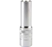 Draper 1/2" Drive Satin Finish Deep Hexagon Socket Metric 1/2" 13mm