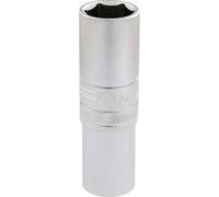 Draper 1/2" Drive Satin Finish Deep Hexagon Socket Metric 1/2" 17mm